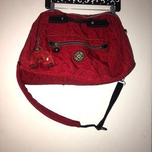 KIPLING Medium Cargo Duffle Bag Red